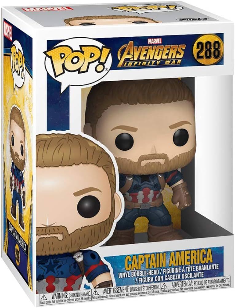 Marvel - Avengers 3: Infinity War - Captain America POP! No:288 ...